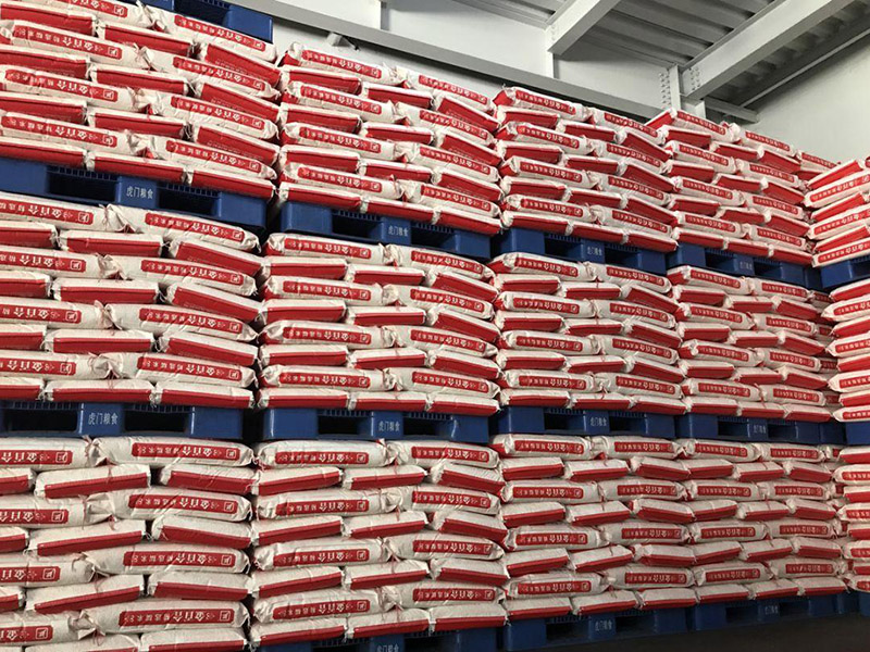 糧食倉庫塑料托盤（pán）使用（yòng）案